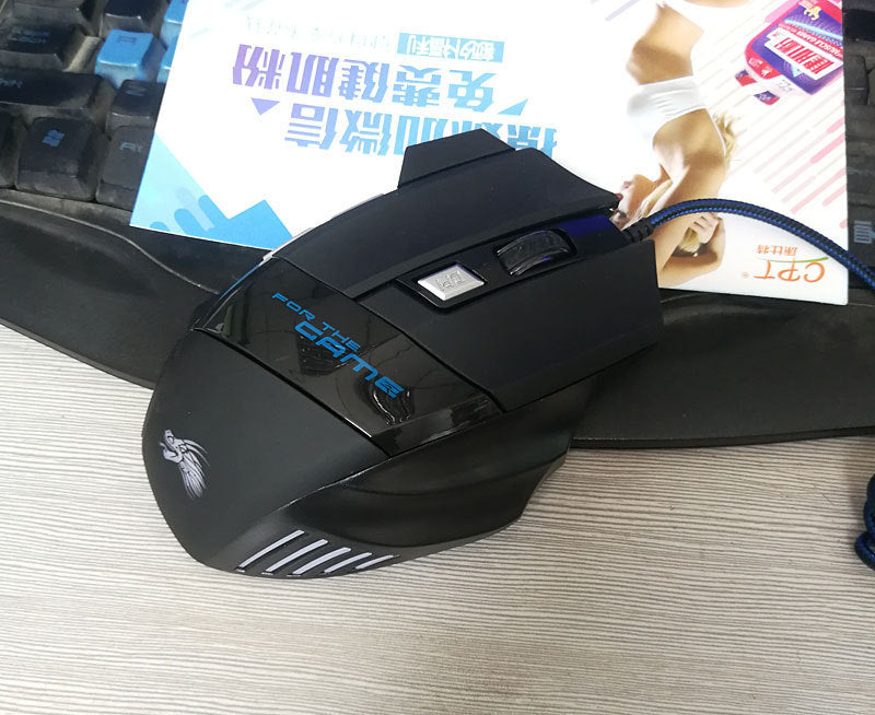 Wired Gaming Mouse 5500 DPI RGB LED – 7 Buttons Optical Gamer Mouse