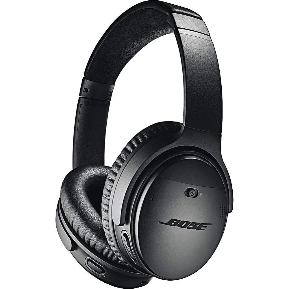 Bose QuietComfort 35 II Wireless Bluetooth Headphones – Noise-Cancelling, Alexa Voice Control, Black