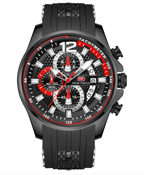 Men’s Quartz Watch 0350G – Large Luminous Dial, Waterproof
