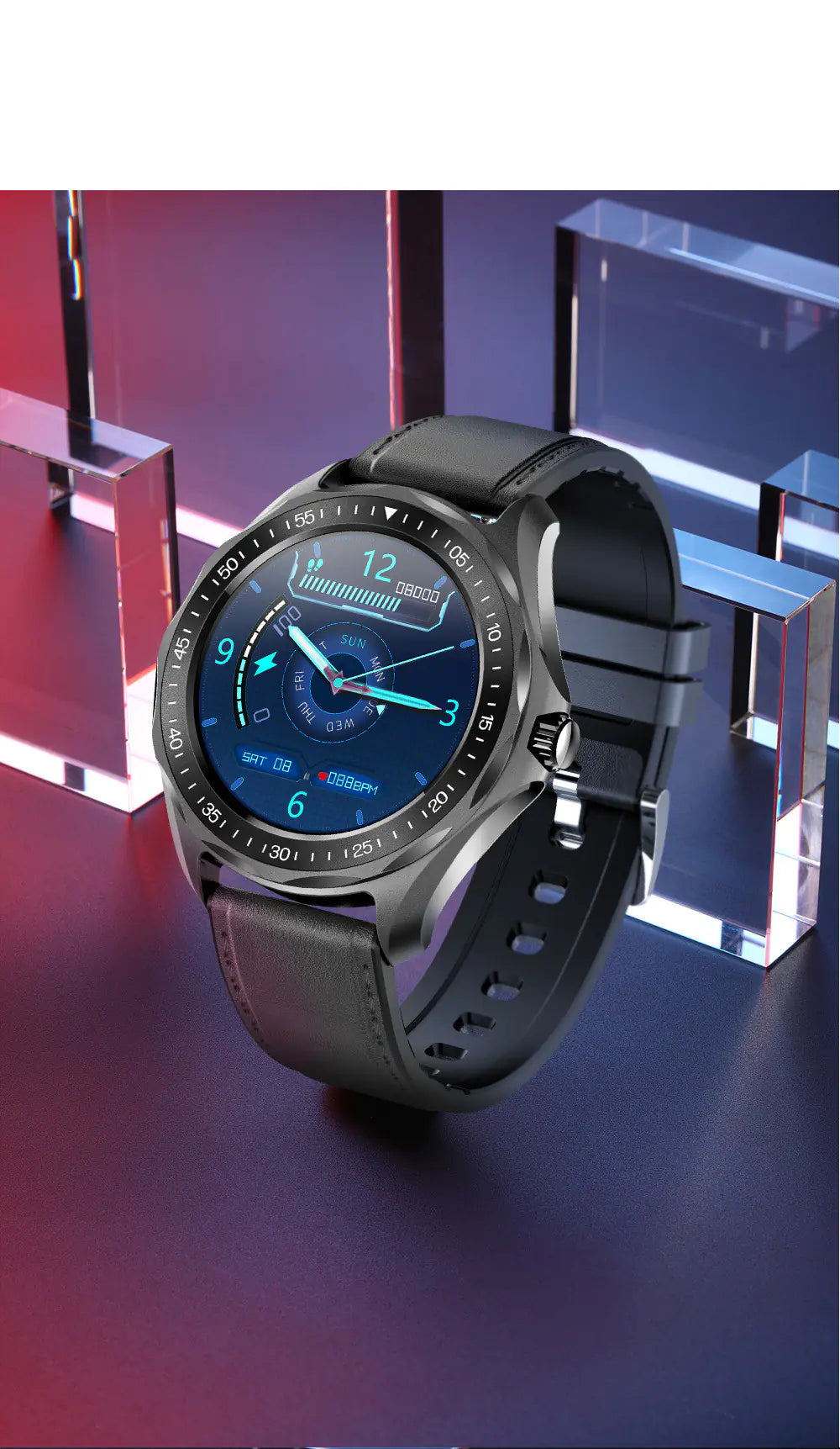 Smart Bracelet with Heart Rate and Blood Pressure Monitor