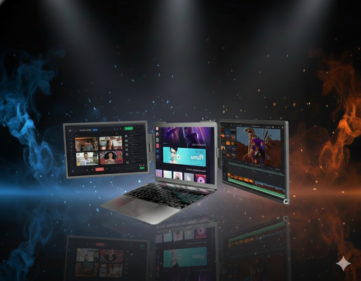 14-inch Dual-Screen Monitor