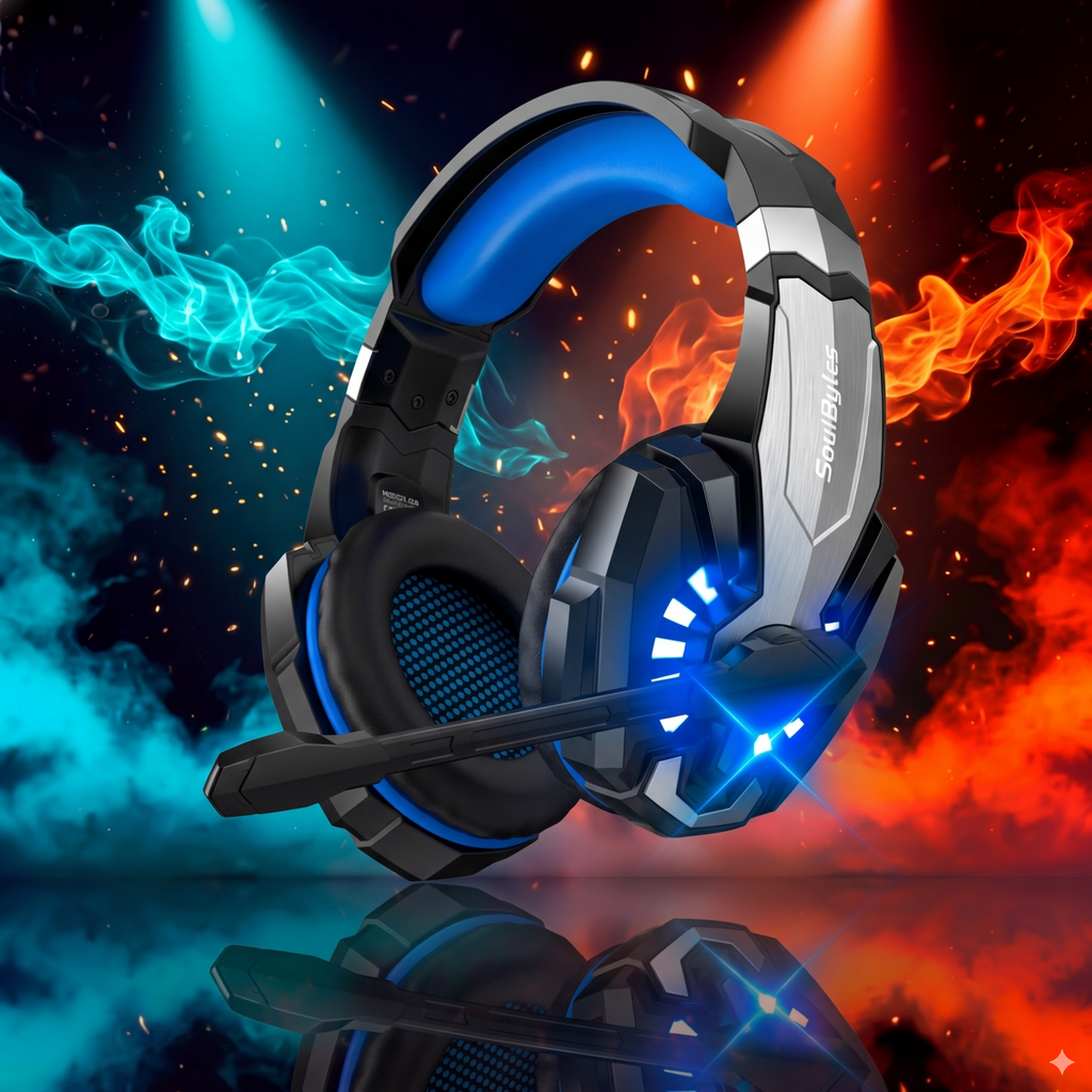 S9 Premium Stereo Gaming Headset for PS4, PC, Xbox, PS5