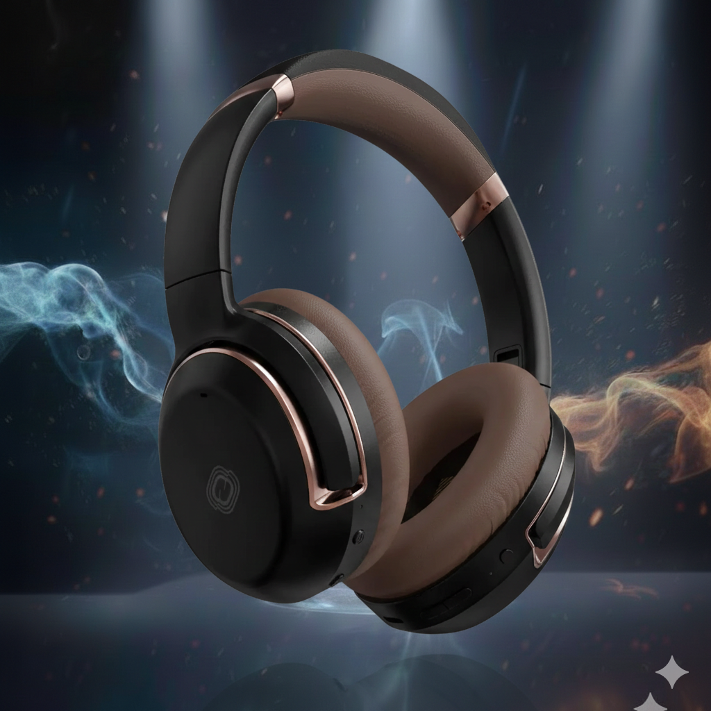 Edcsi Foldable Wireless Over-Ear Bluetooth Headphones with Noise Cancelling