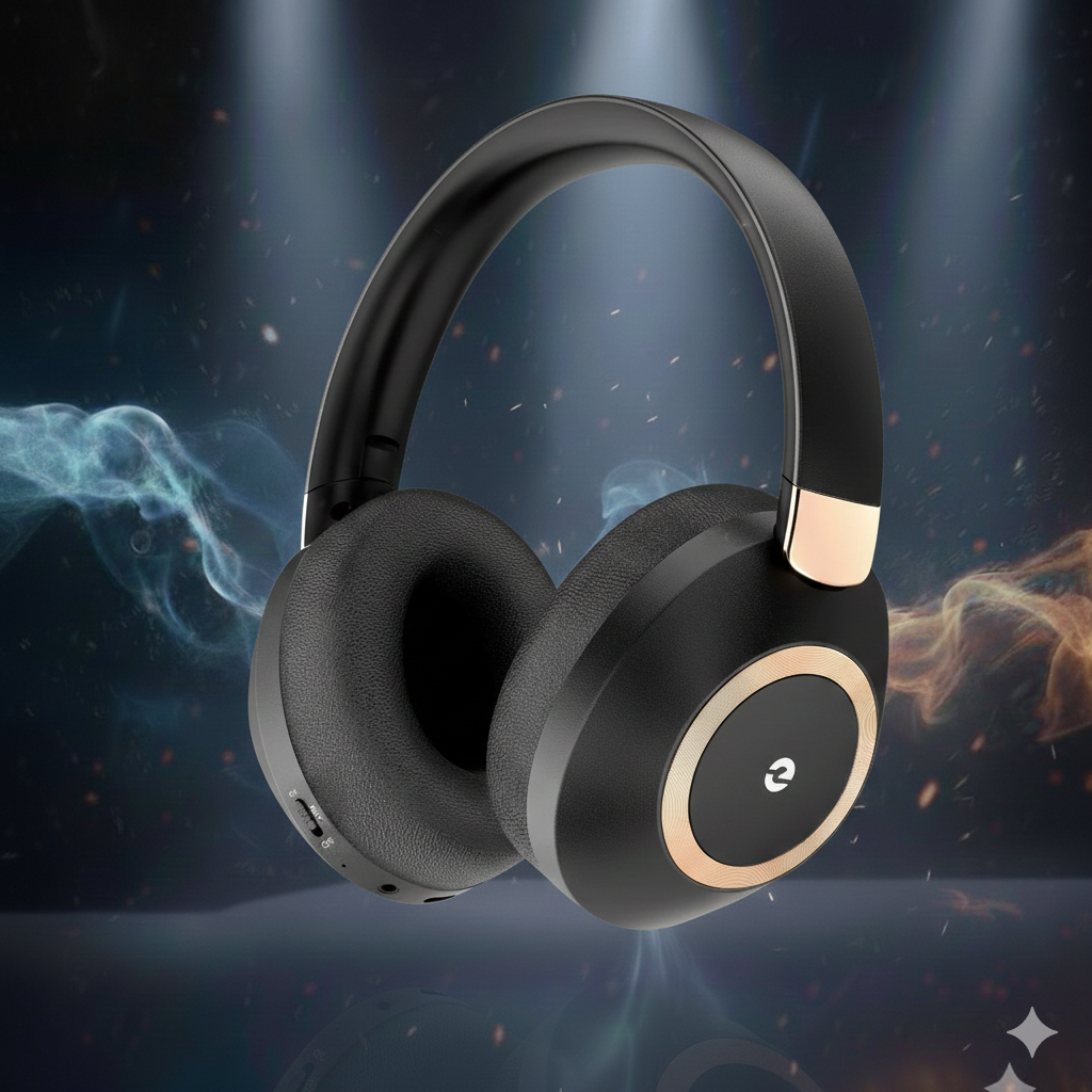 Wireless ANC Over-Ear Bluetooth Headphones – 100H Playtime