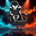 YSSOA Big & Tall Gaming Chair with Footrest – Adjustable Racing Chair, Ergonomic Comfort for Gamers & Office