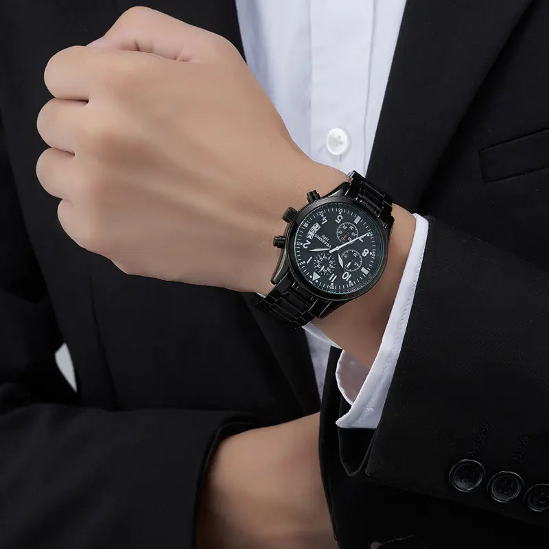 Quartz Watch – Multifunctional, Luminous & Waterproof