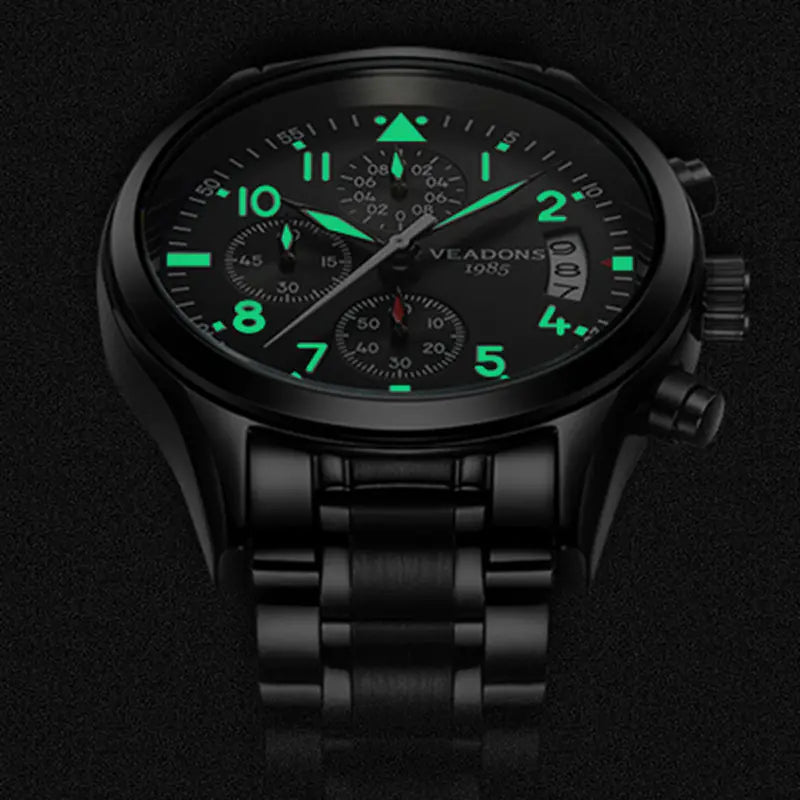 Quartz Watch – Multifunctional, Luminous & Waterproof