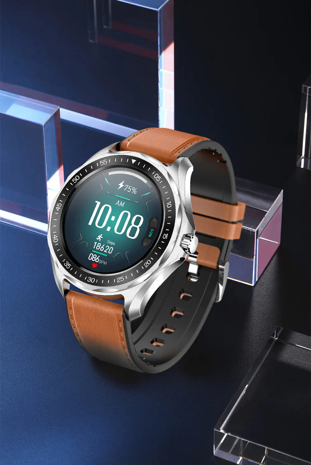 Smart Bracelet with Heart Rate and Blood Pressure Monitor