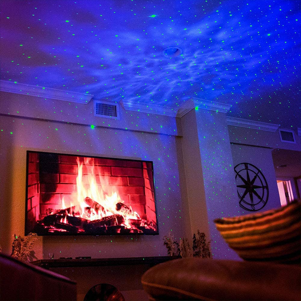 Alexa Laser Projector with LED Nebula Cloud – Home Theater, Game Room, Night Light