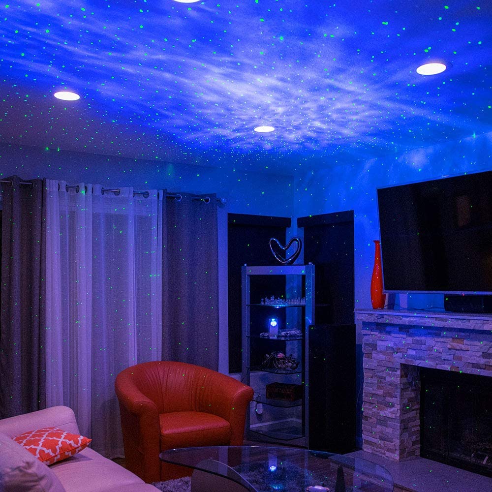Alexa Laser Projector with LED Nebula Cloud – Home Theater, Game Room, Night Light