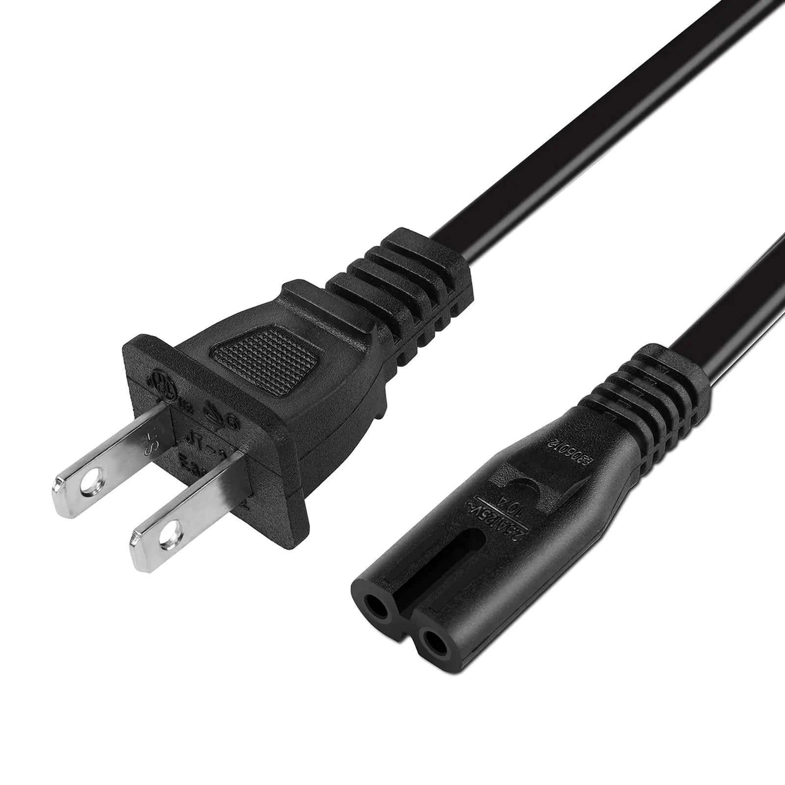 3.3FT AC Power Cord – Compatible with PS3/PS4/PS5, Xbox, TVs & Printers