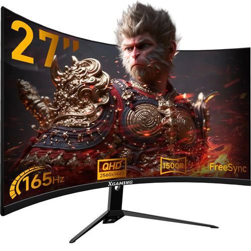 27” Curved Gaming Monitor QHD 165Hz with FreeSync & HDR