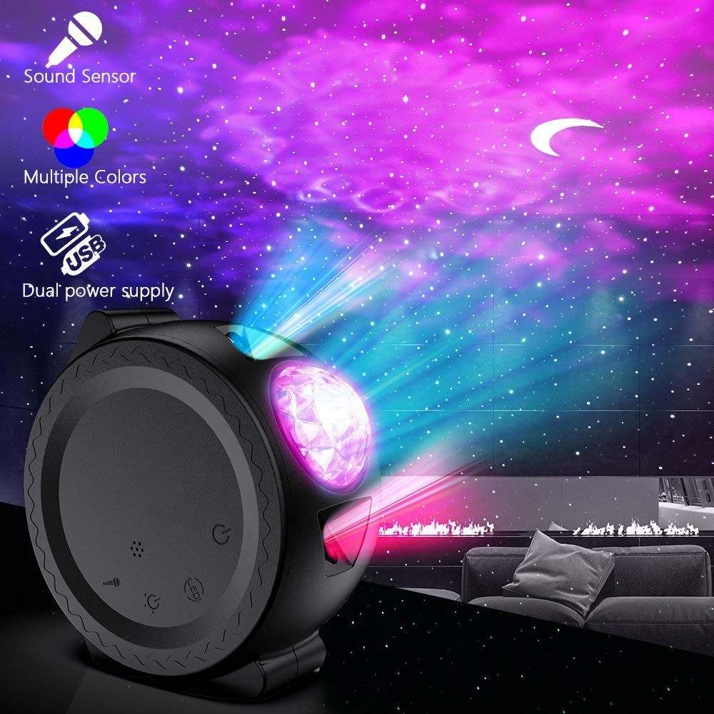 Alexa Laser Projector with LED Nebula Cloud – Home Theater, Game Room, Night Light
