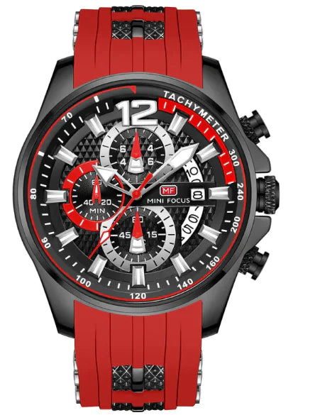 Men’s Quartz Watch 0350G – Large Luminous Dial, Waterproof